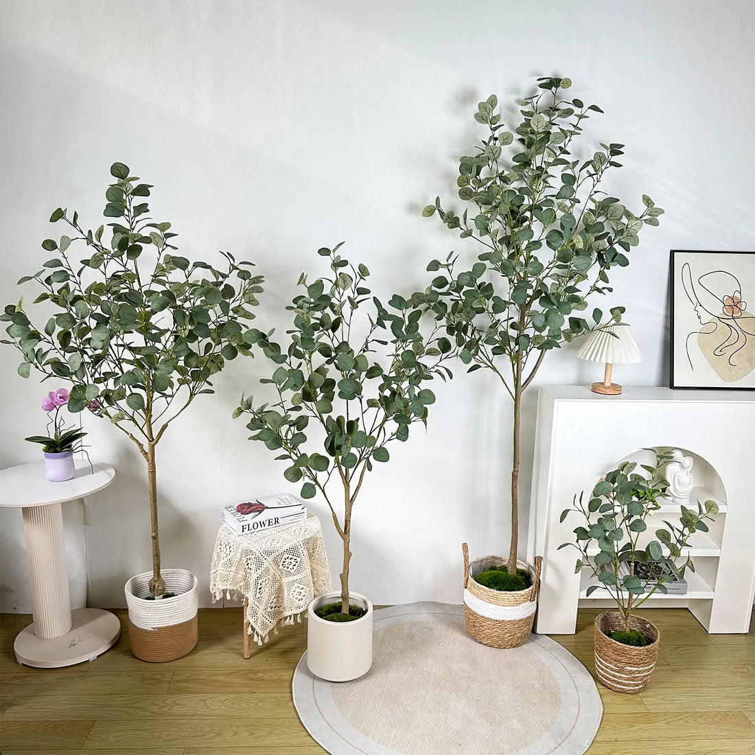 Artificial Eucalyptus trees