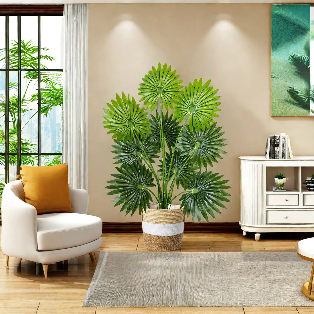 Artificial California Palm Plants