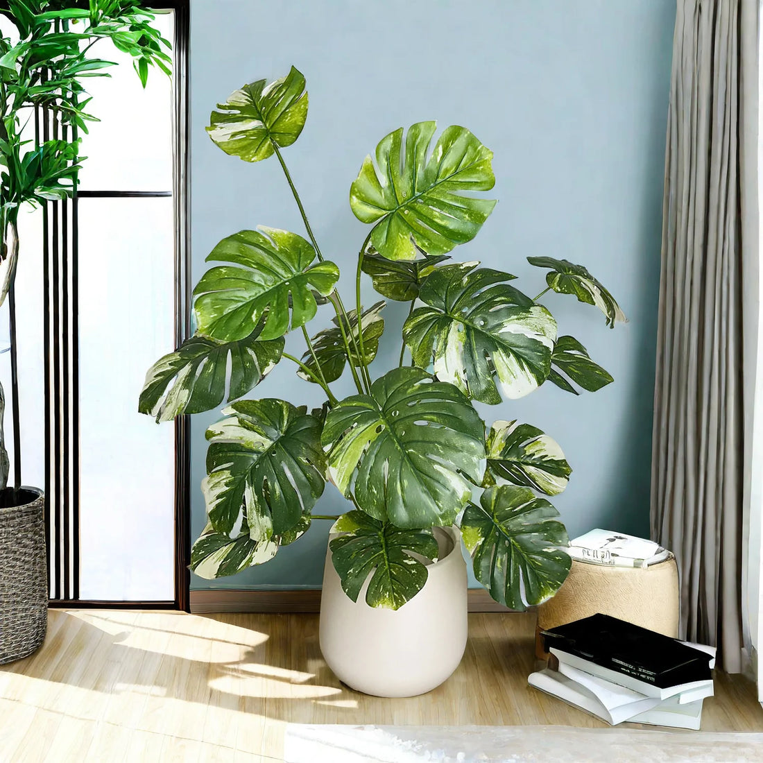 Artificial Monstera Leaves