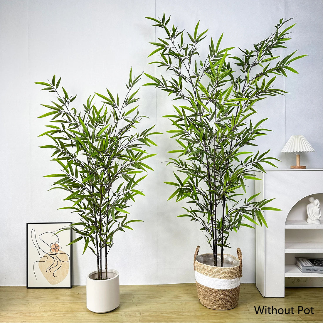 Artificial Green Bamboo Leaves