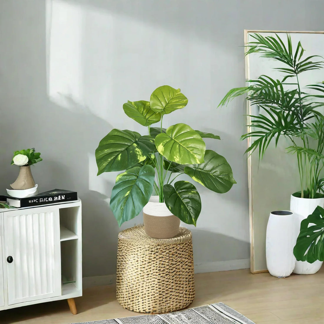 Artificial Monstera Leaves