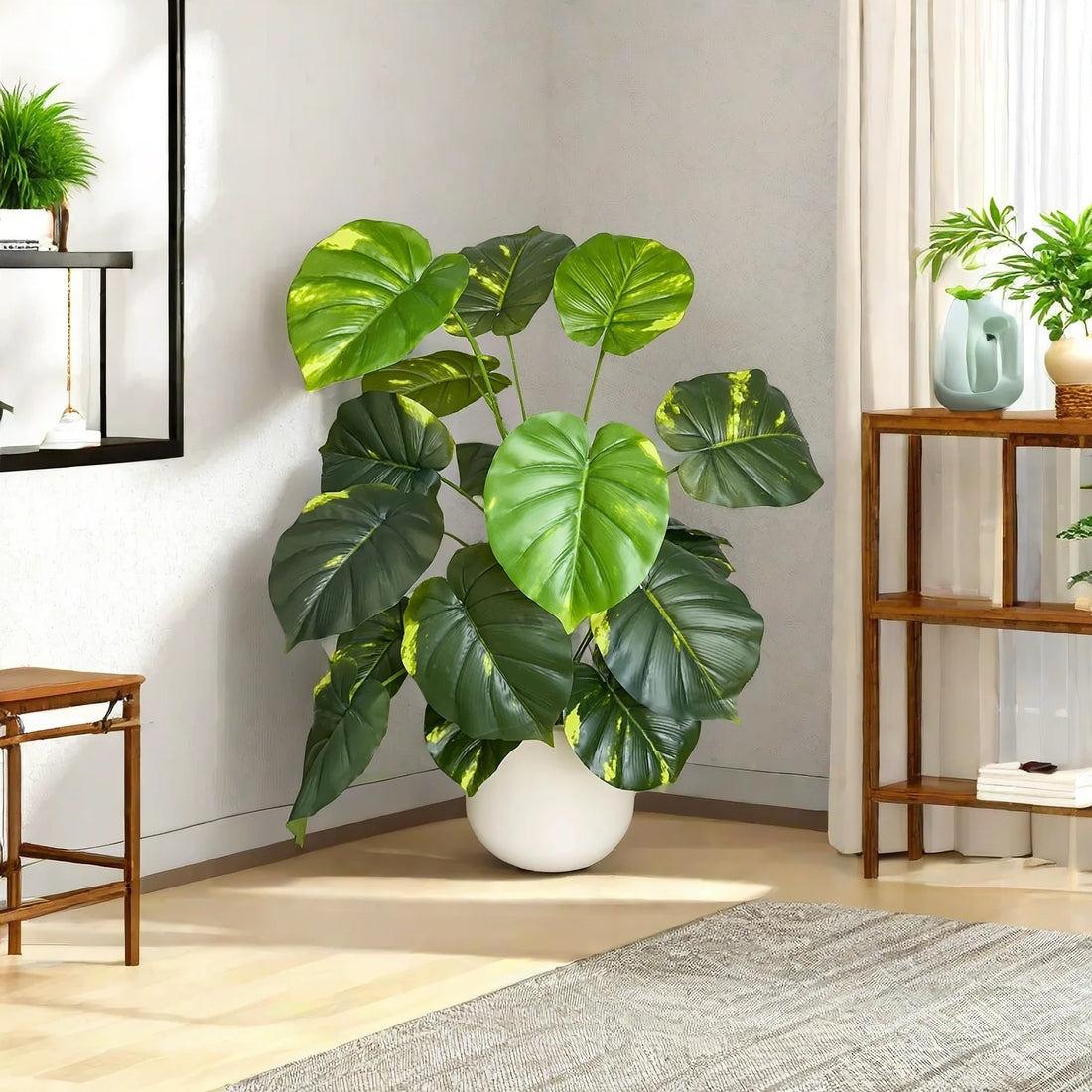 Artificial Monstera Leaves