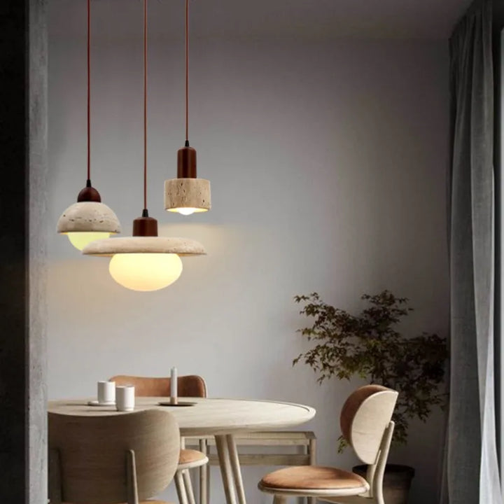 Nordic Travertine Small Chandelier