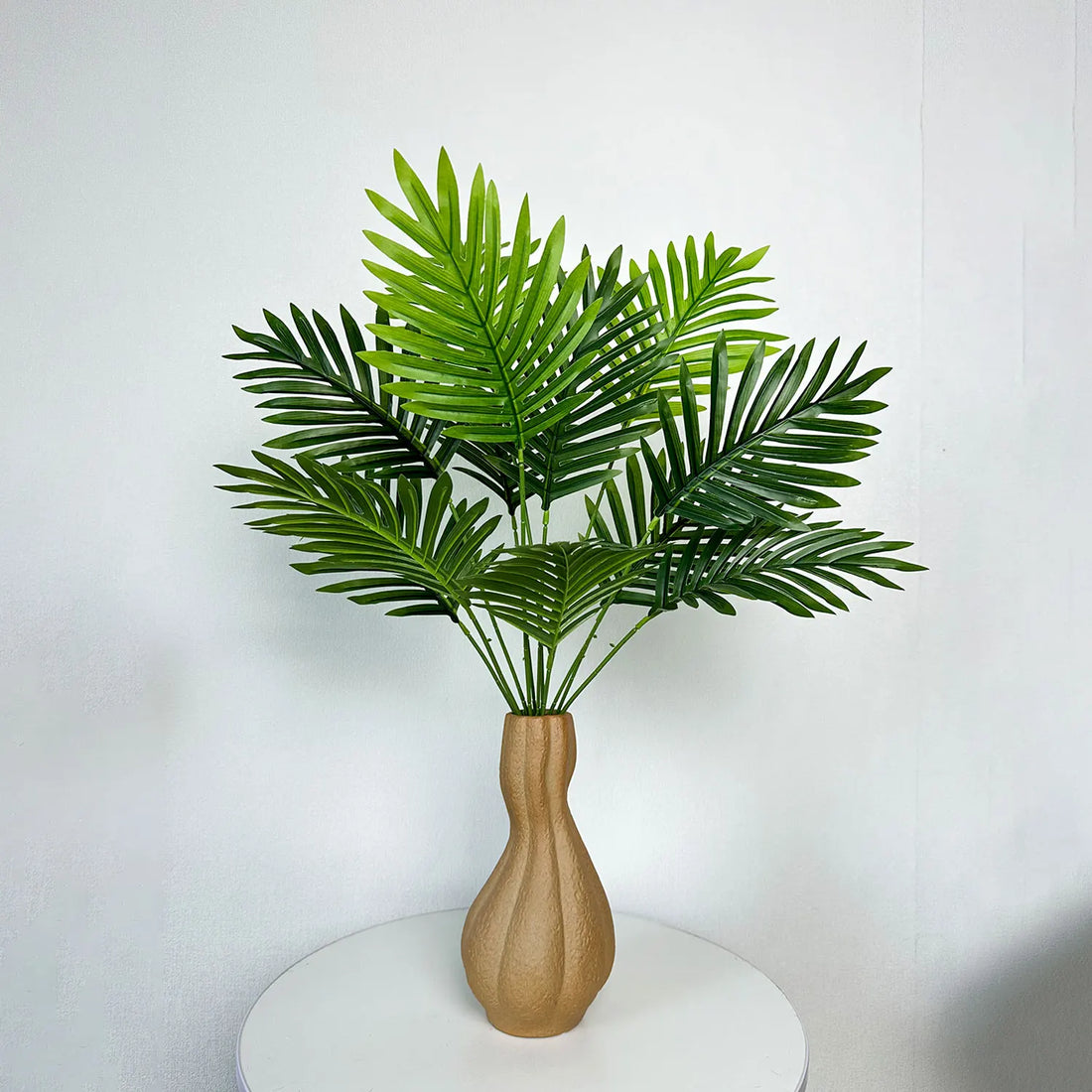 Artificial Golden Palm Plants